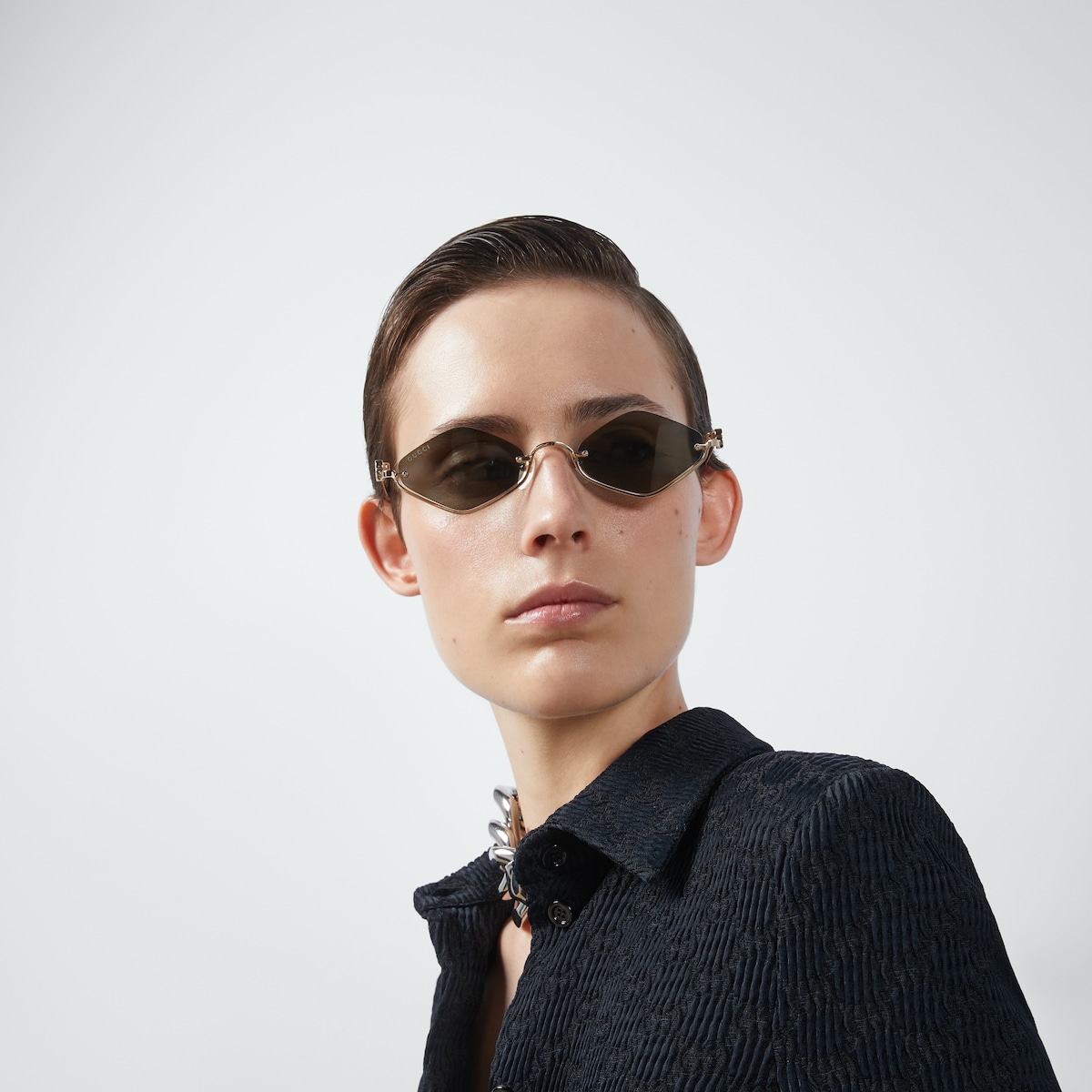 Geometric frame sunglasses - Image 4